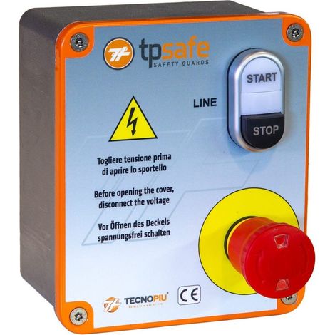 Coffret de commande électrique universel 400V 5kW en boîtier aluminium Tecnopiu QGE 11