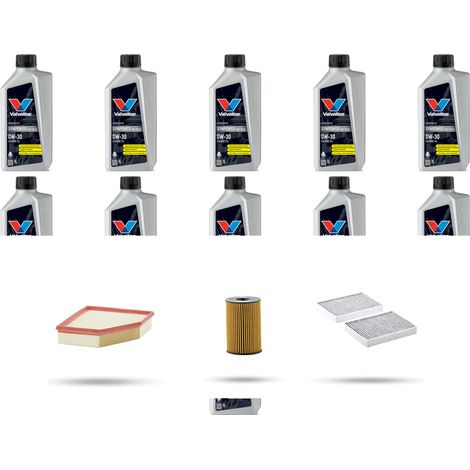 Kit tagliando 3 FILTRI e 11L OLIO compatibile con Bmw x5 (G05,F95) M 50i 390kw dal 2019 (1/5)