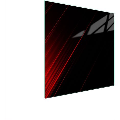 GLASSCHUTZPLATTE FÜR HERD 50x52 SCHWARZ (1/5)