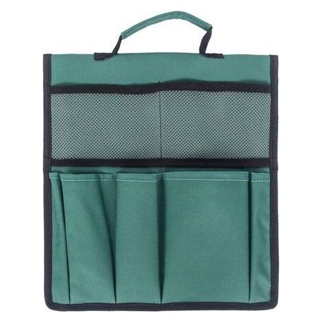 Sac à outils de jardin pliable - Lilaris - Tissu Oxford 600D résistant - 5 poches de rangement - Pliable et léger (1/5)