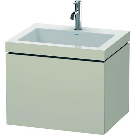 Duravit L-Cube c-bonded Set wandhängend, 1 Auszug, ohne Überlauf, (1/5)