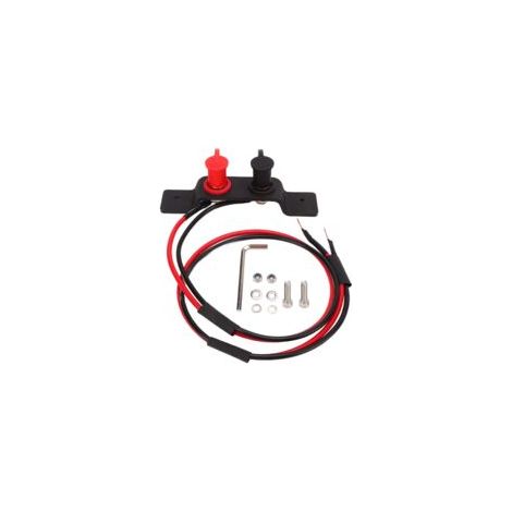 Kit de relocalisation des bornes de batterie 1,2m Câble en cuivre 4 AWG Protection capuchon anti-poussière Compatible Can-Am et UTV
