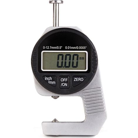 Hochpräzises digitales Dickenmessgerät, 0–13 mm, mit spitzer Messspitze (1/5)