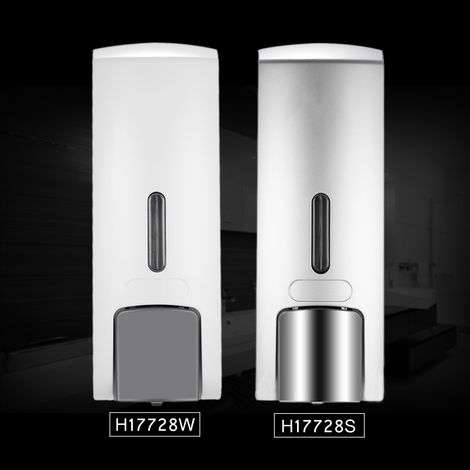Distributeur de savon manuel mural à bouteille unique de 300 ml, boîte de shampoing, salle de repos, toilettes, liquide de lavage des mains, machine et support de gel douche (1/5)