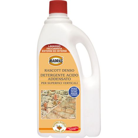 DETERGENTE acido - RASCOTT DENSO - 1 LT PER SUPERFICI VERTICALI - MADRAS (1/2)