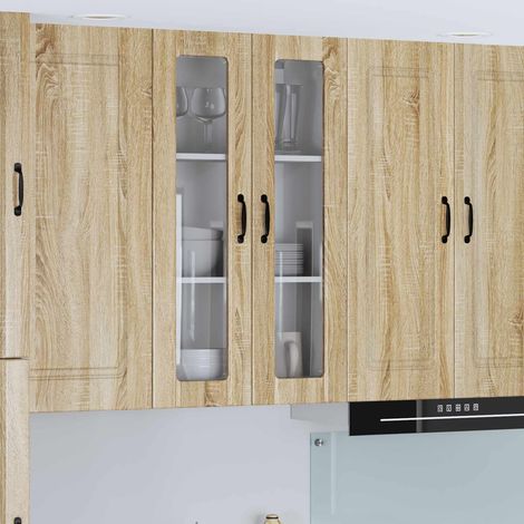 Küchenwandschrank mit Tür Lucca Sonoma-Eiche 60 x 31 x 100 cm
