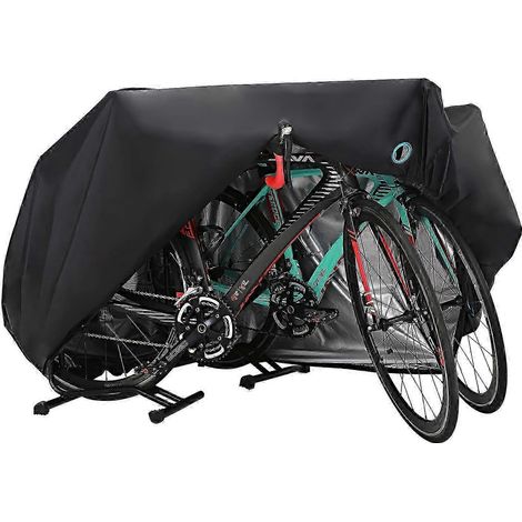 Housse de vélo ouverte 25-26 2-3, avec trou pour cadenas, pour VTT et vélos de route. (1/4)