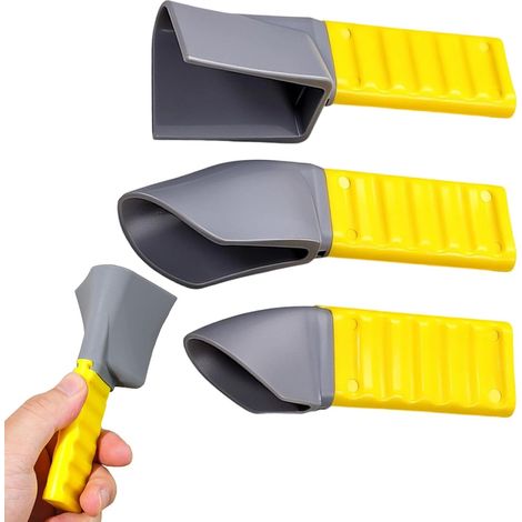 Outil Multifonction Calfeutrage 3-en-1  Outil Finition Mastic pour Bords Mürs Extérieurs 13cm, pour Pierre Carrelage Béton Enlèvement (1/5)