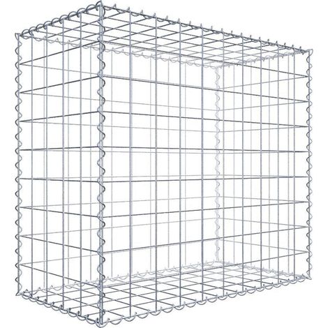 Gabiondeco - Gabion 100 cm x 90 cm x 50 cm (L x H x P). mailles 10 x 10 cm. Spirale - Made in Germany (1/7)