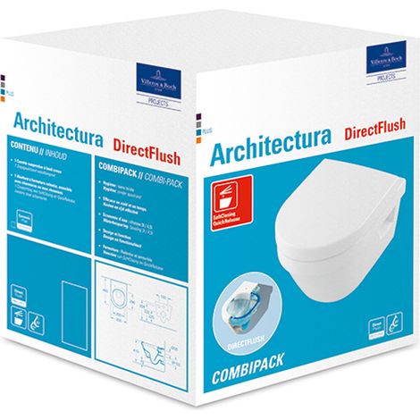 Villeroy & Boch Architectura Combi-Pack Wash-down WC incl. (1/3)