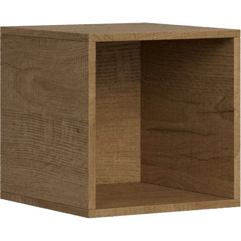 Mobile Pensile a Giorno 40x40x39,5 cm Quercia Naturale