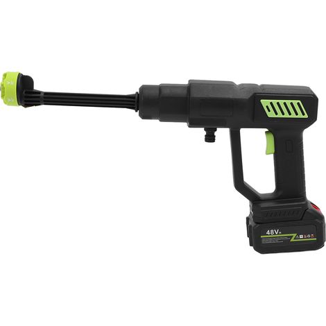 Nettoyeur haute pression sans fil, pression d'eau réglable jusqu'à 435 PSI, portable et à main, avec buse polyvalente, prise UE 110-240 V. (1/5)