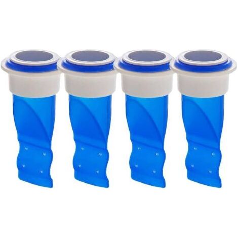 Válvula antirretorno, sifón de fregadero de silicona ajustable, apto para tuberías de fontanería de baño y cocina (azul 4) (1/5)