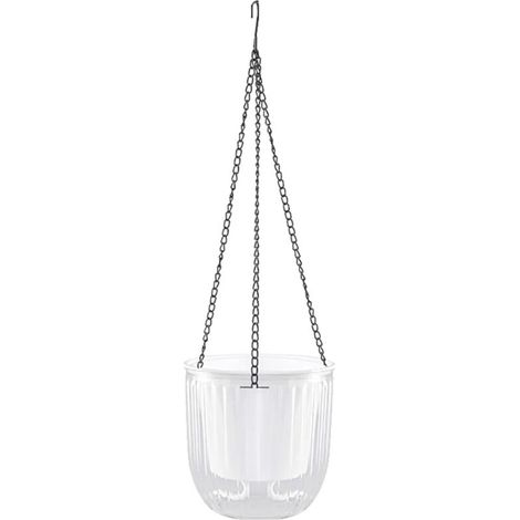 Bardusch-Jardinières suspendues pour plantes d'extérieur, paniers à arrosage automatique, pots de fleurs suspendus d'intérieur, 1 pot de fleurs suspendu vertical moyen (1/5)