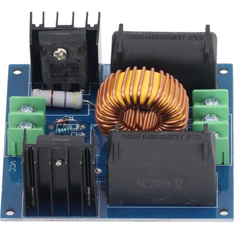 Module de commande ZVS, entrée 24 V, courant à vide 3 A, carte de chauffage par induction ABS 300 W pour applications industrielles, alimentation CC 12-30 V. (1/5)