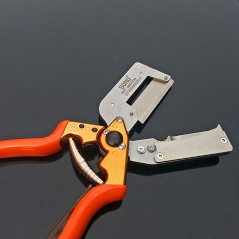 Pince à Greffer Professionnelle 2 en 1 D'arbres Fruitiers Outil de Taille de Greffe de Jardin, Sécateur Ciseaux de Jardinage pour Greffage de Plantes, Taux de Survie élevé, Applications Larges (1/3)