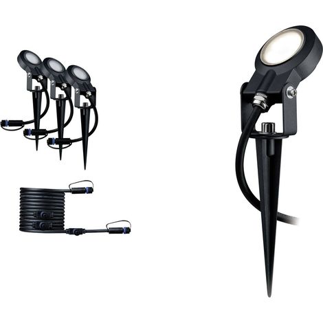 Paulmann Spot Sting Ergänzungsset IP67 93689 Système d'éclairage Plug&Shine LED 18 W blanc chaud ant (1/5)