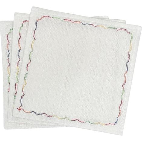 Chiffons de cuisine réutilisables pour la vaisselle, lot de 3, 30 cm, absorbants et non absorbants. (1/5)