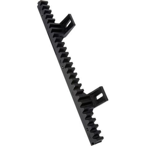 Crémaillère pour portail coulissant - 33 cm - Corps en Nylon avec insert en acier - Visserie Fournie (1/5)