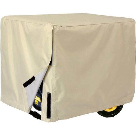 Wasserdichte Universal Generatorabdeckung, Staubschutzhülle, Maschinenabdeckung für die meisten Generatoren (66 x 51 x 51 cm) schwarz (1/5)