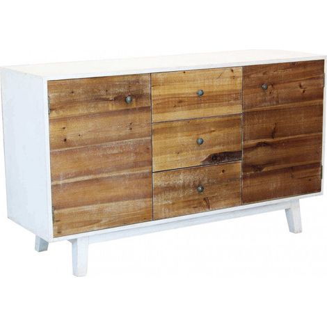Mobile Austen 142x45x83 h cm in Legno Bianco (1/5)