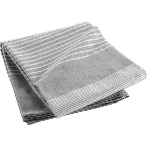 Couvre-lit (220 x 240 cm) Adele Grey, tissu tissé en coton et polyester (1/3)