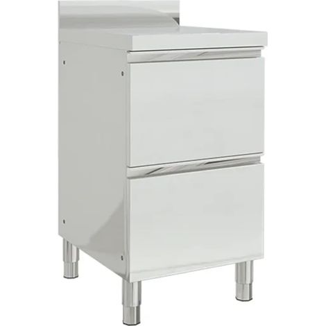 Maison Exclusive - Mobili da cucina commerciali con 2 cassetti 2 pz 50x60x96 cm