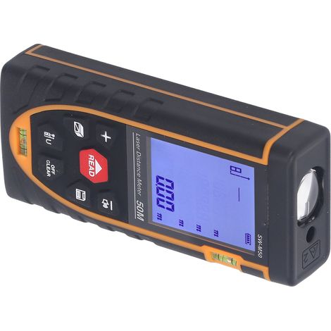 Télémètre Laser Infrarouge 50M Précision Élevée Écran Rétroéclairé Grand Format Appareil de Mesure Portable SW M50 (1/5)