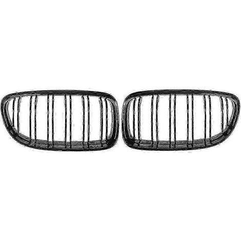 Calandre avant brillante à double barrette double haricot pour BMW Série 3 E90 E91 2009 2010 2011 (1/5)