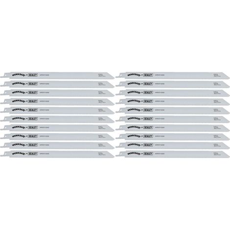 Reciprocating Saw Blade 250mm Length 14tpi Bi Metal Pack of 20 (1/2)