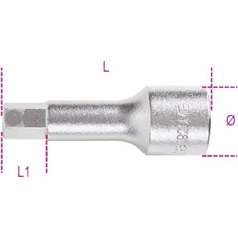 Llave vaso Beta 920me 1/2 pulgada 5 mm hexagonal