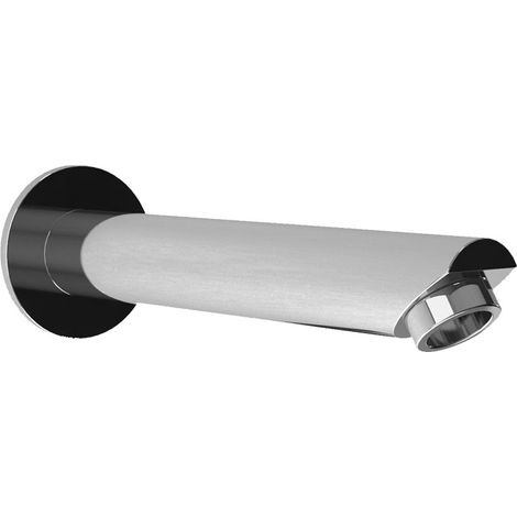 Round Wall Mounted Bath / Basin Filler Water Spout Mixer - Chrome on Brass