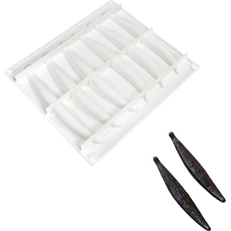 Stampi in silicone a 6 cavità per cioccolatini, per cioccolatini bianchi