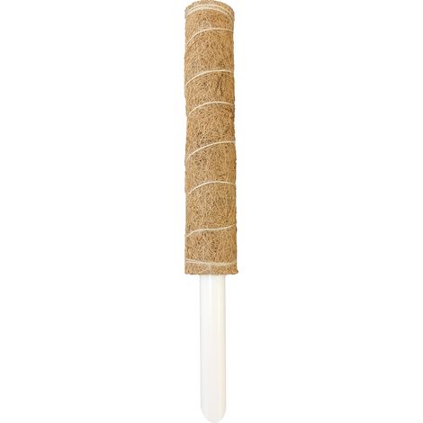 Tuteur Totem pour Plantes + Coir Pole Plant Support + PVC + Fibre de Coco + 4 tailles (30cm,40cm,45cm,50cm) + Support pour Monstera/Pothos avec Extensions (1/4)