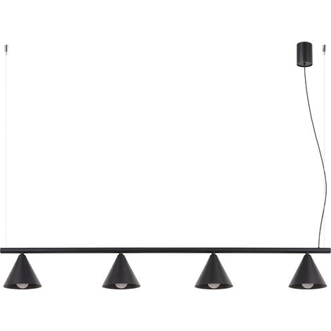 Sollux NOX Suspension Nox Bar noire 4x E14 (1/2)