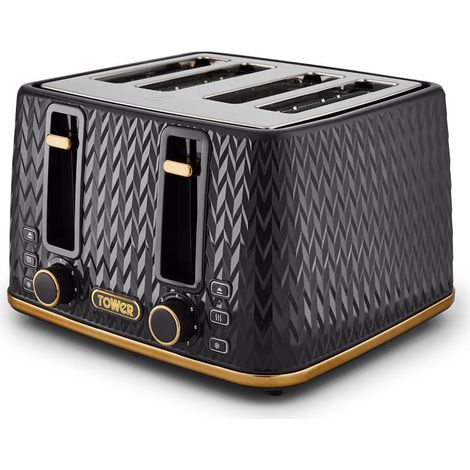 TOWER T20061BLK - Empire 4 Slice Toaster (1/5)