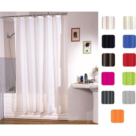 MSV, Tenda da Doccia in Poliestere, Multicolore, 180x200 cm