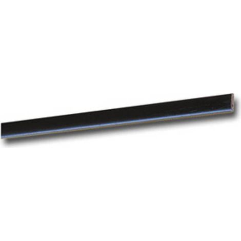 25 x CORNICE P/PARATI 4,5X14 LISCIA 200 CM NERO
