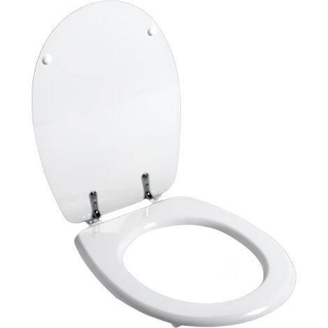 Sitz für Polifemo-WC aus glänzend weißer Keramik - Sanitosco Kela