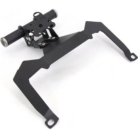 Disponible en 1 couleur : Noir Matériau : Métal Support de navigation pour moto, support de téléphone GPS, moto. (1/5)