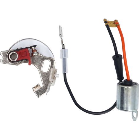 Conjunto robusto de condensador y punto de distribución de alto rendimiento para distribuidores Lucas tipo 43D4, 43D6, 45D4 y 45D6. (1/5)