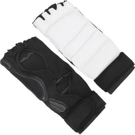 paire de protège-pieds de taekwondo, équipement de boxe et d'arts martiaux pour l'entraînement, pour hommes et femmes. (1/5)