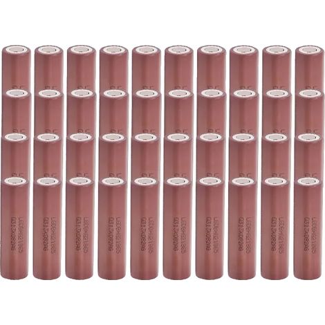 Batterie Lithium, Capacité 3000mAh, Taux de Décharge 30A, 40PCS, 3.7 V (1/2)