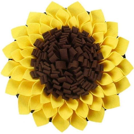 Tapis de fouille pour chien en forme de tournesol, couverture professionnelle à alimentation lente, jouet puzzle pour chien (1/5)
