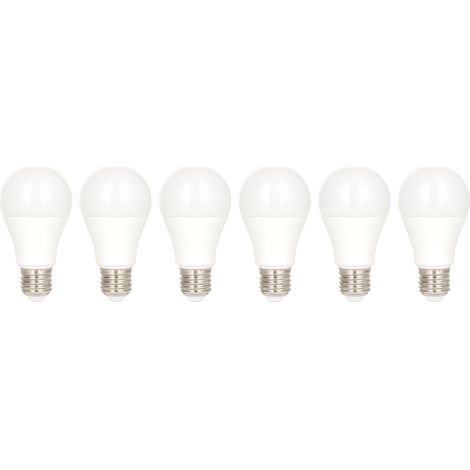 ampoule à led - e27 - 6w - 2700k - 510 lm - a60 - lot de 6 - bailey 144582