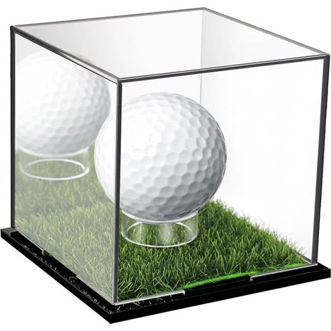 Présentoir compact en acrylique transparent avec base noire pour boîtes en carton - Vitrine de rangement pour la maison (1/5)