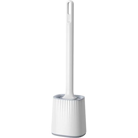 Brosse WC en silicone avec support, la dernière brosse WC flexible Bowl Buddy pour nettoyer l'espace de la salle de bain-AquaForge (1/5)