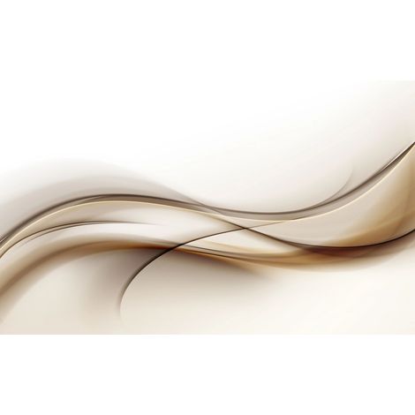 Alfombrilla magnética para radiador, ondas beige, 60x100cm (1/3)