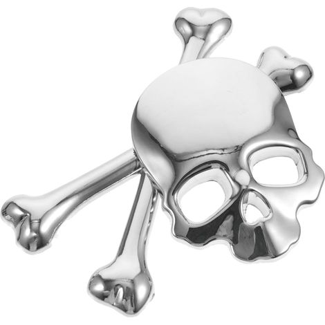 Totenkopf aus Metall aus Zinklegierung 3D Design einfache
