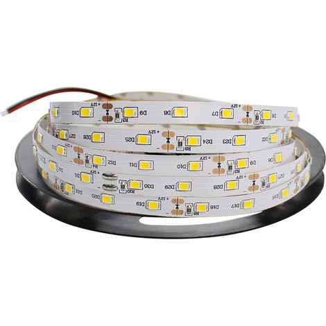 Striscia LED strip Bianca Naturale 4000k 10W/60pcs 24v SMD2835 alta luminosità STI